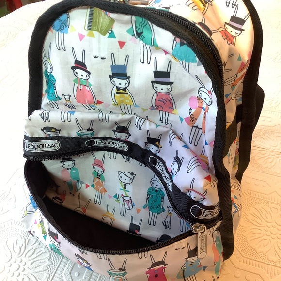 LeSportsac “VAUDEVILLE” Limited Edition Exclusive Fifi Lapin Small Backpack EUC - Picture 8 of 12